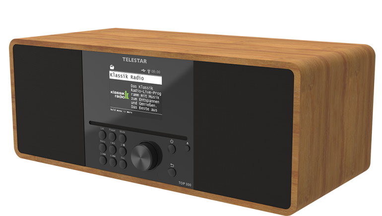 Marke: Telestar Jetzt auch in Holzoptik: Telestar baut Digitalradio-Flotte aus, Bild 1 HiFi Jetzt auch in Holzoptik: Telestar baut Digitalradio-Flotte aus - News, Bild 1