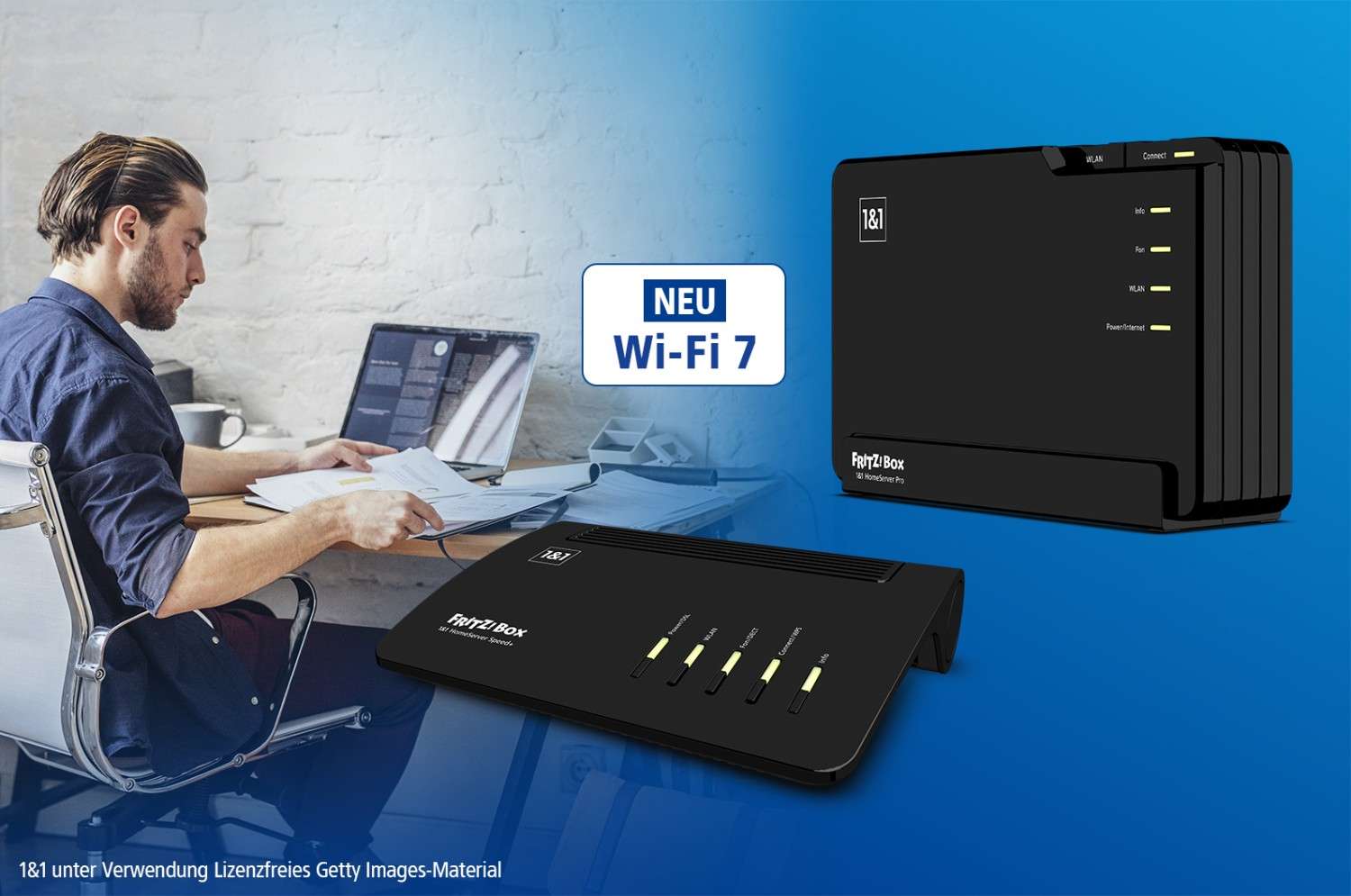 Smart Home Bis zu fünf Mal schnelleres WLAN: Neue WLAN-Router mit Wi-Fi 7 bei 1&1 - News, Bild 1