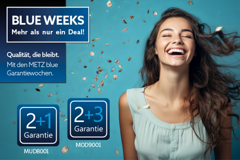 TV Ab deem 18. November: Metz blue gibt verlängerte Garantie auf ausgewählte TV-Modelle - News, Bild 1