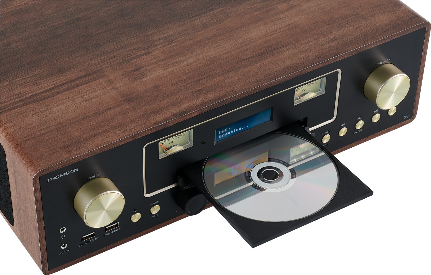 MikroHiFiAnlage im RetroLook mit CDPlayer