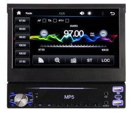 Car-Media 1-DIN-Autoradio Creasono CAS-200.acp mit 7-Zoll-Touchscreen - Apple CarPlay und Android Auto - News, Bild 1