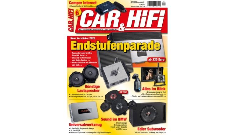 Car-Media In der neuen „CAR&HiFi“: Endstufen - Lautsprecher - Subwoofer - Dashcams - News, Bild 1