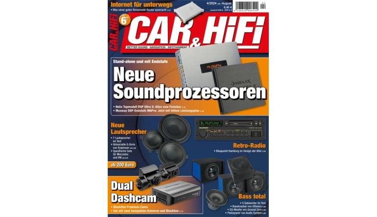Car-Media In der neuen „Car&HiFi“: Soundprozessoren und Lautsprecher - Retro-Radio - Dual-Dashcam - News, Bild 1