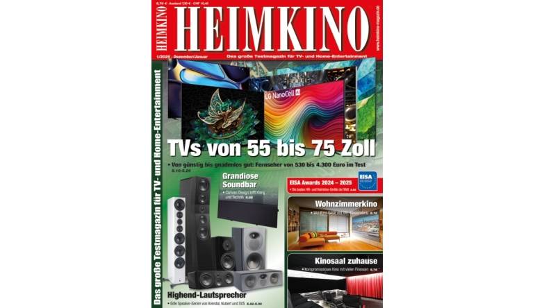 Car-Media In der neuen „HEIMKINO“: TVs von 55 bis 75 Zoll - EISA Awards 2024/2025 - Edle Speaker-Serien - News, Bild 1