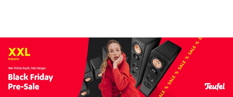 HiFi Black Friday Deals und Pre Sale bei Teufel - News, Bild 1