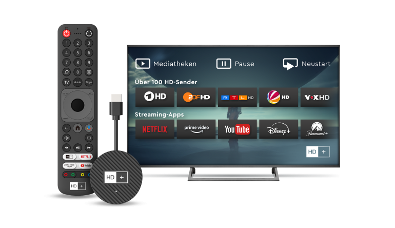 TV Premiere: HD+ ab sofort mit neuem Streaming-Stick für hochauflösendes Fernsehen - News, Bild 1