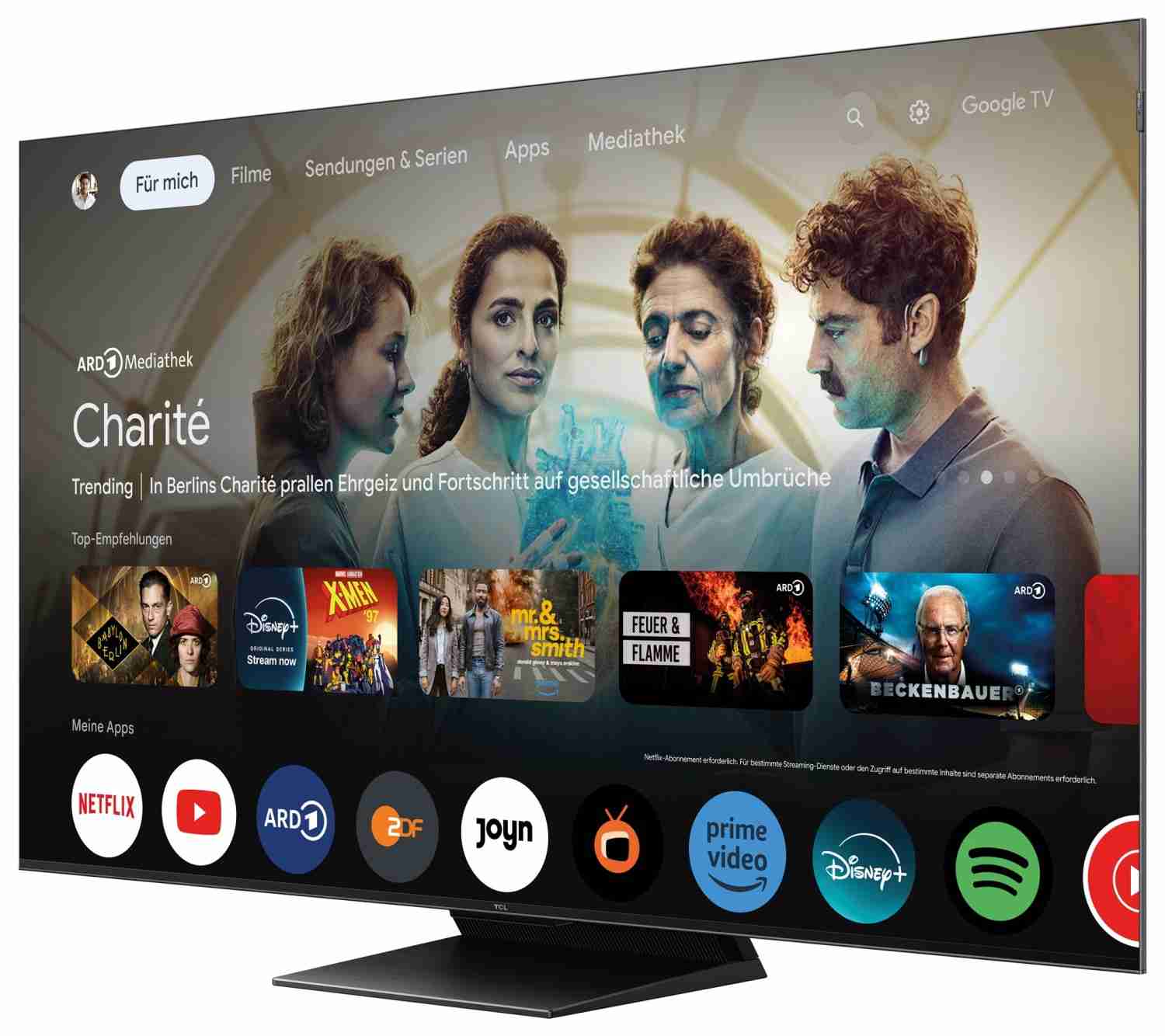 Fernseher Google TV Ultra HD und 8K TCL 55C765 im Test, Bild 12