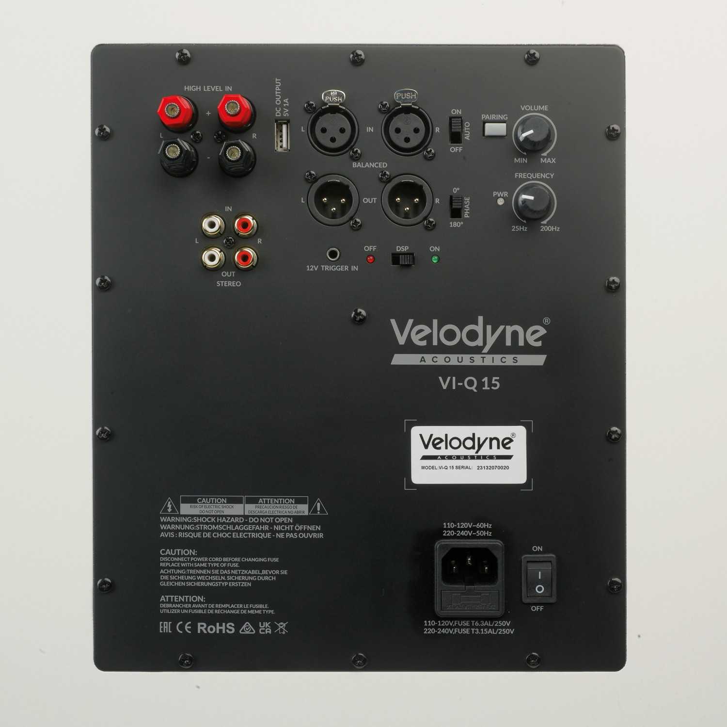 Subwoofer (Home) Velodyne Acoustics VI-Q 15, Velodyne Acoustics Deep Waves 10 im Test , Bild 8