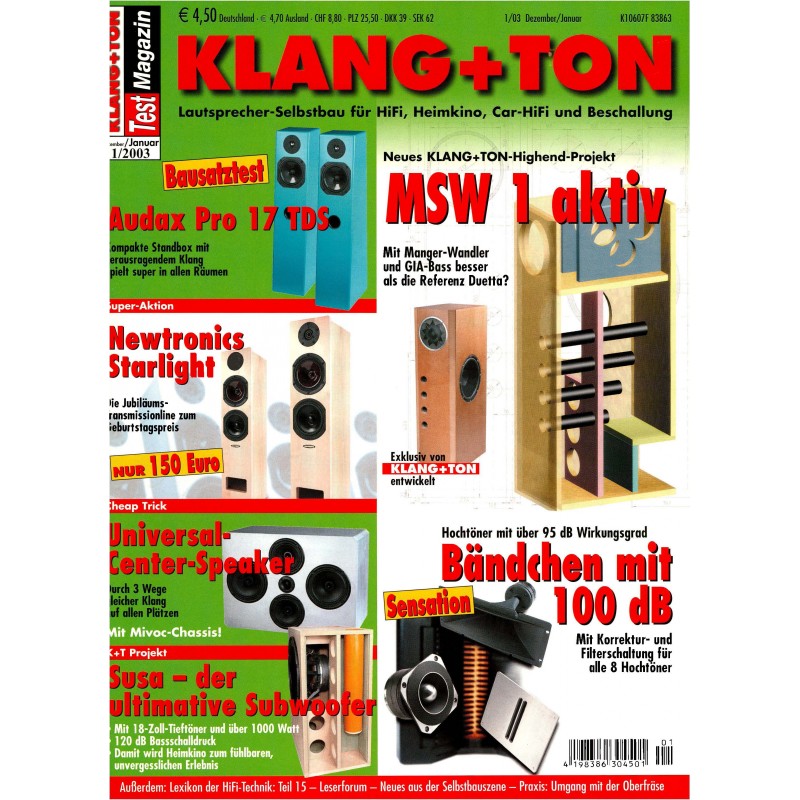 Klang + Ton 01/2003 (epaper)
